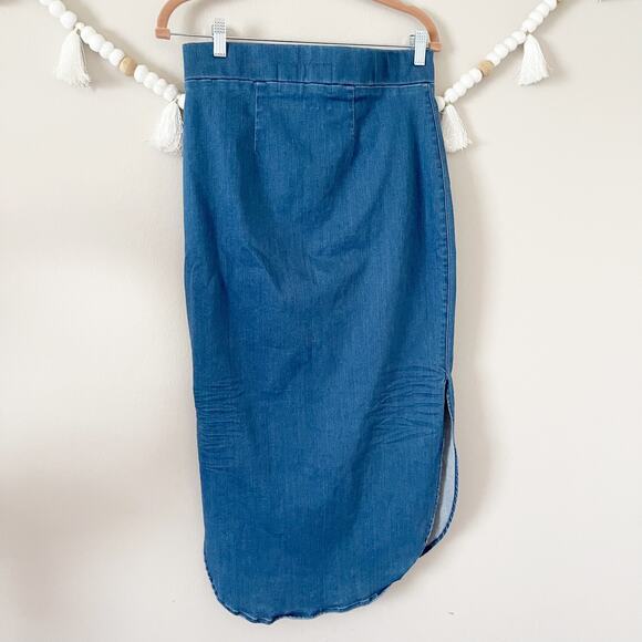 Frank & Eileen Unforgettable Skirt Denim Skirt Wash Size 4 - Picture 10 of 11